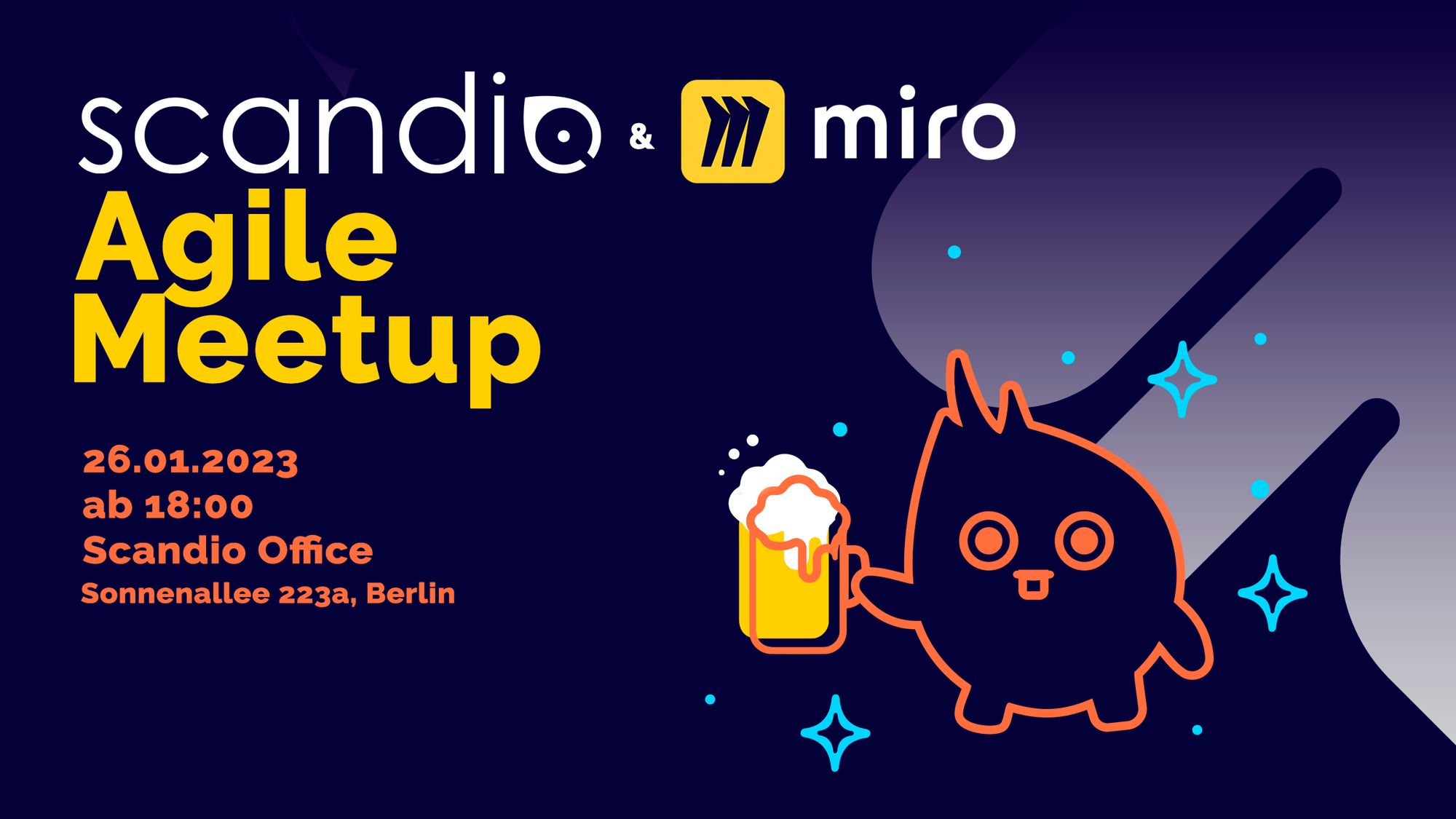 Save the Date: Scandio & Miro Meetup in Berlin am 26.1.2023